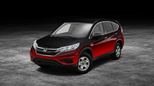 Wrap Đổi Hai Màu Đỏ Đen Xe Honda CR-V
