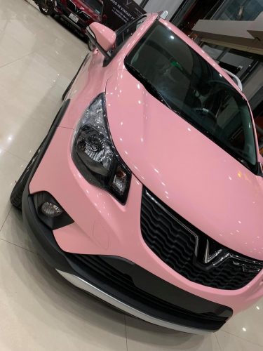 Dán Đổi Màu Vinfast Fadil Hồng Cánh Sen
