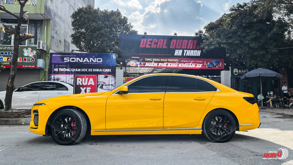 Dán Đổi Màu Xe Vinfast Lux A 2.0 Vàng