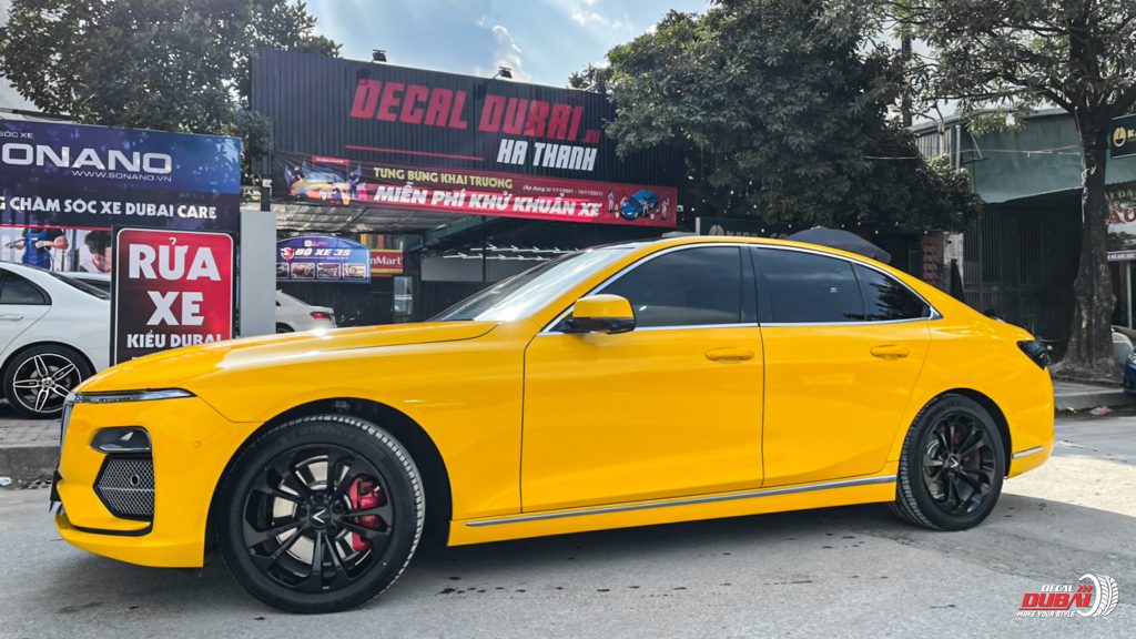 Dán Đổi Màu Xe Vinfast Lux A 2.0 Vàng