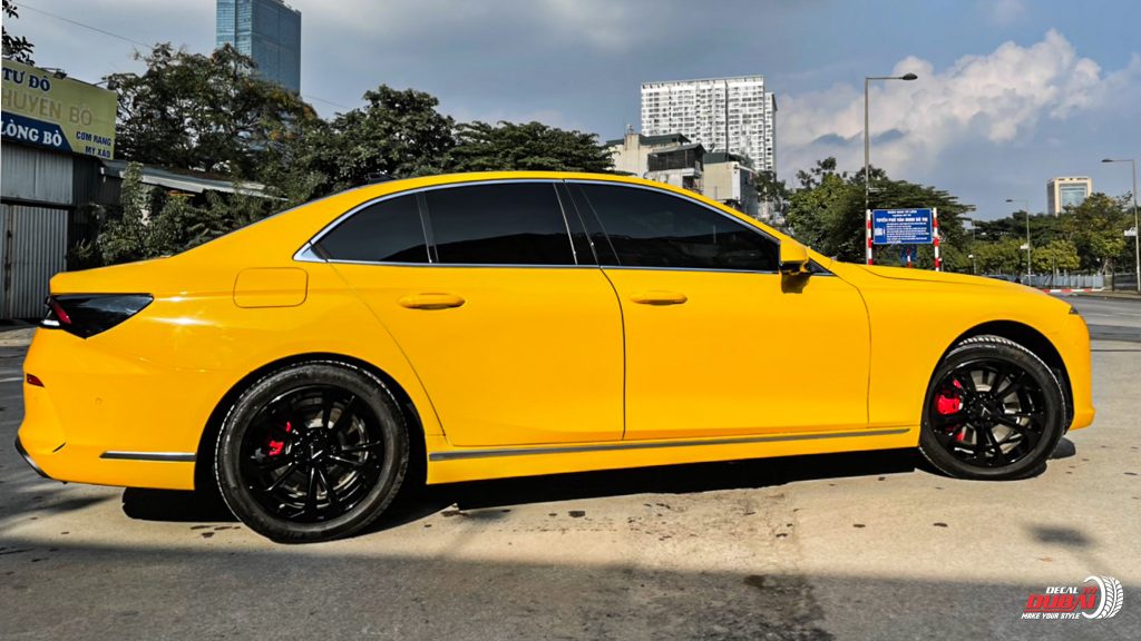 Dán Đổi Màu Xe Vinfast Lux A 2.0 Vàng