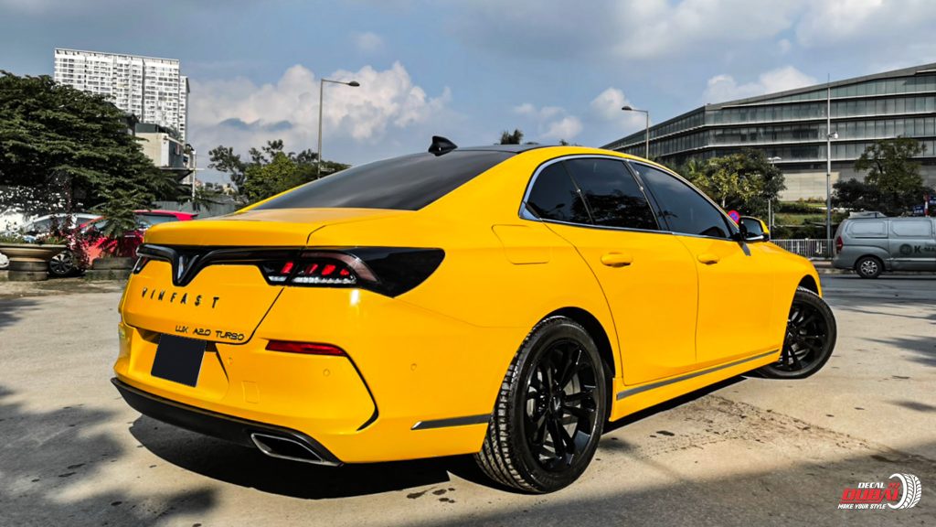 Dán Đổi Màu Xe Vinfast Lux A 2.0 Vàng