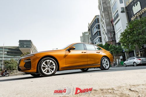 Dán Đổi Màu Xe Vinfast Lux A 2.0 Vàng Cam Sunset