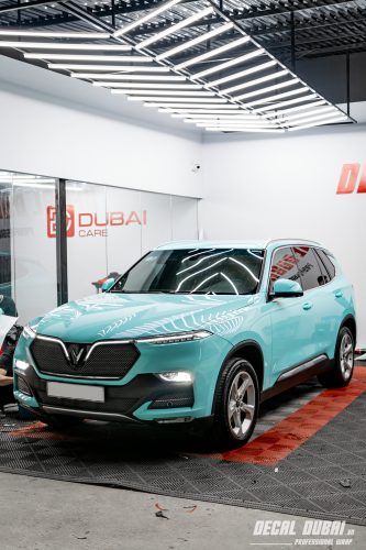 Dán Đổi Màu Xe Vinfast Lux A 2.0 Xanh Tiffany
