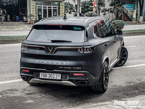 Dán Đổi Màu Xe Vinfast Lux SA Đen Lì