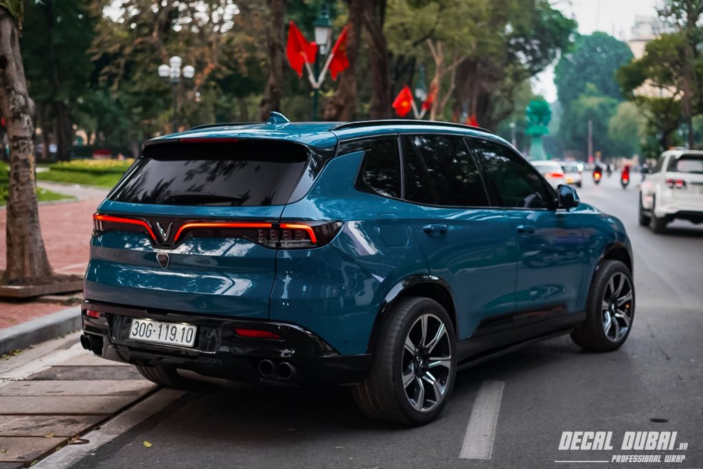 Dán Đổi Màu Xe Vinfast Lux SA Xanh Lavador