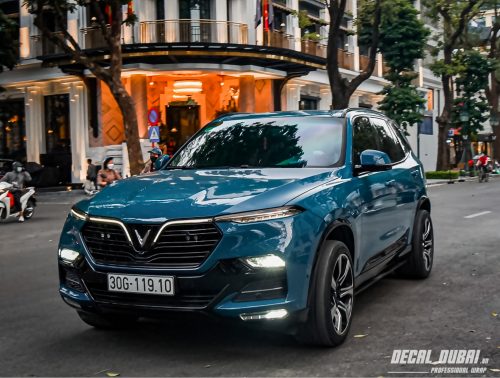 Dán Đổi Màu Xe Vinfast Lux SA Xanh Lavador