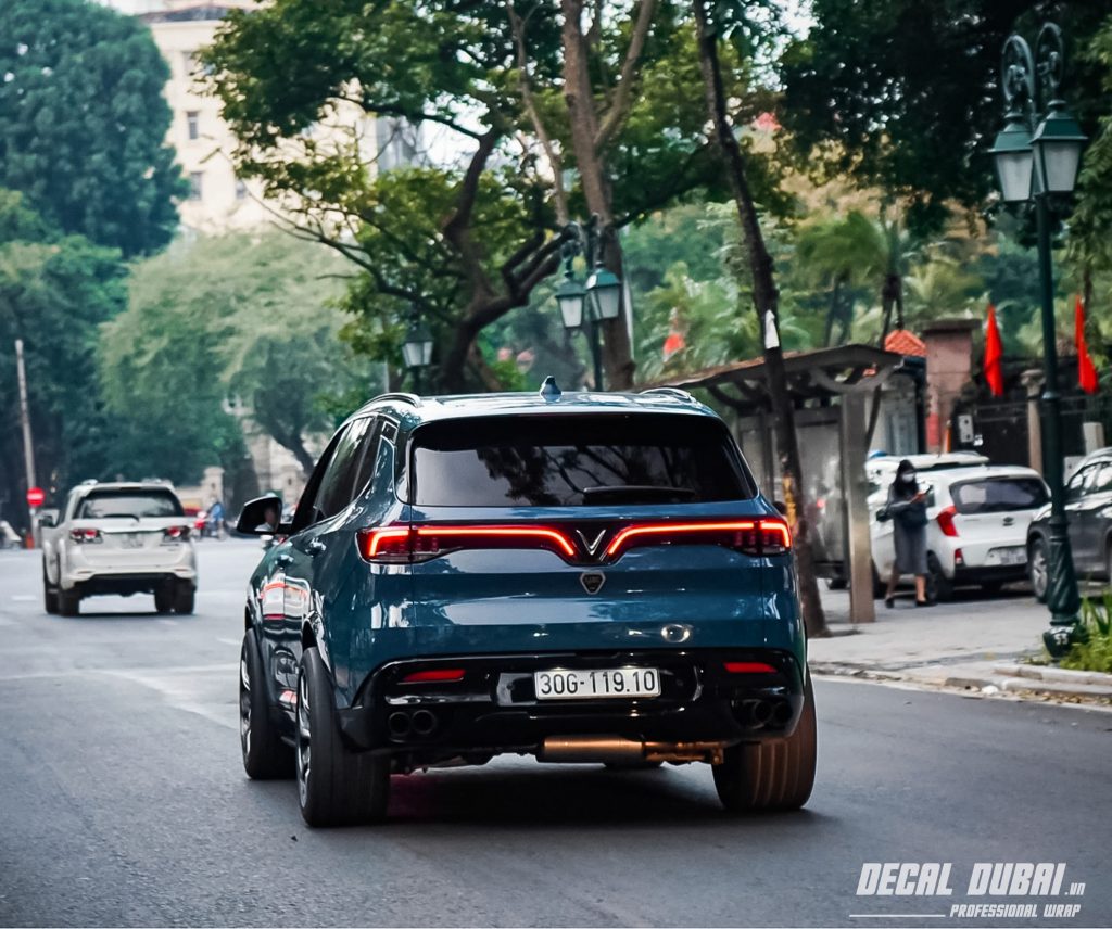Dán Đổi Màu Xe Vinfast Lux SA Xanh Lavador