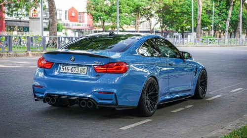 Dán Đổi Màu Xe BMW Blue Sky