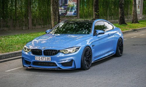 Dán Đổi Màu Xe BMW Blue Sky