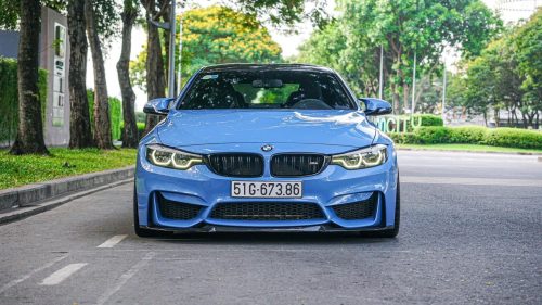 Dán Đổi Màu Xe BMW Blue Sky