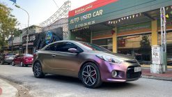 Dán Đổi Màu Xe Kia K3 Tím Ánh Kim Chuyển Sắc