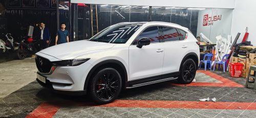 Dán Đổi Màu Xe Mazda CX5 Trắng Ánh Trai