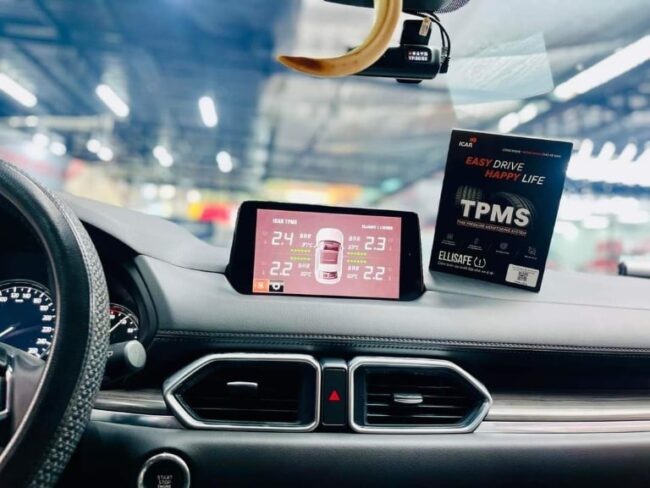 cách sử dụng cảm biến áp suất lốp tpms
