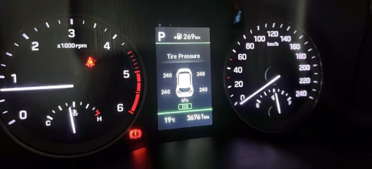 thêm cảm biến áp suất lốp cho xe tucson