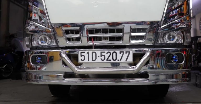 độ đèn phá sương xe tải