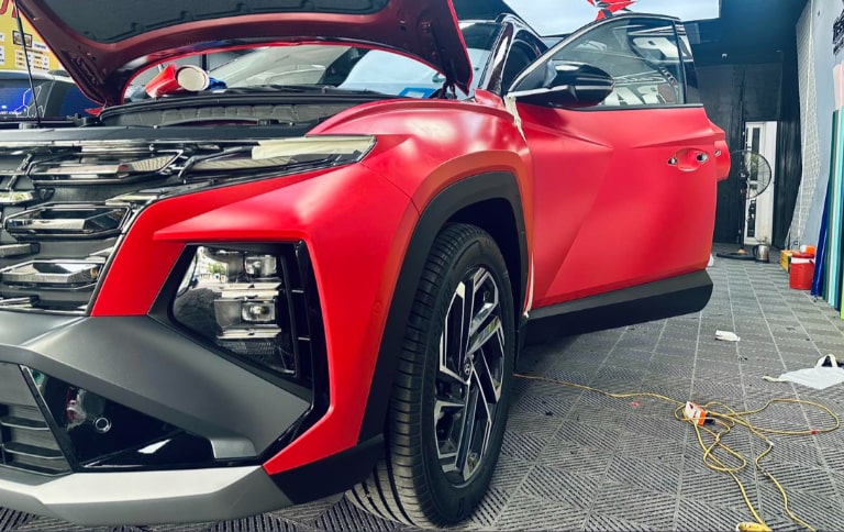 cách dán decal nhôm xước