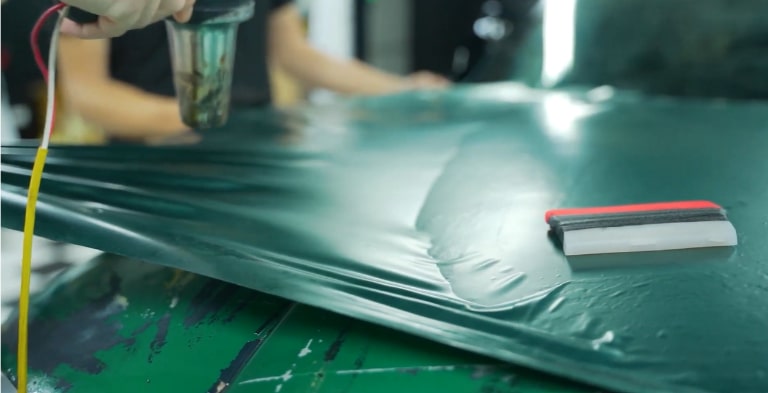 decal màu xanh tươi mới, năng động
