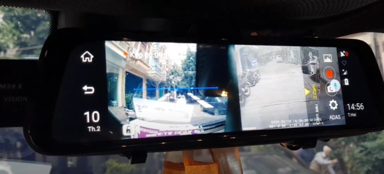 cam gương tích hợp ai