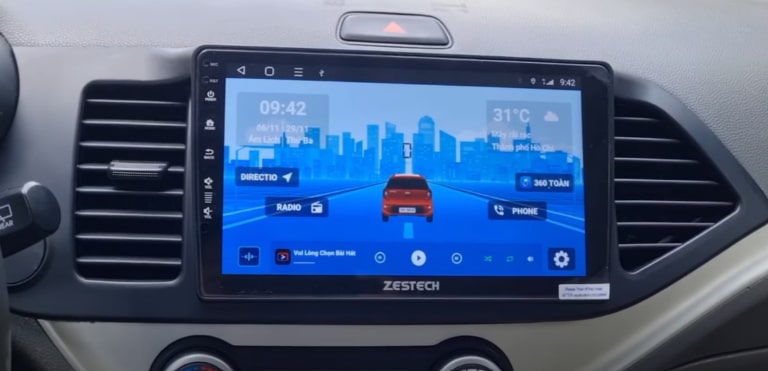 màn android zestech cho xe morning
