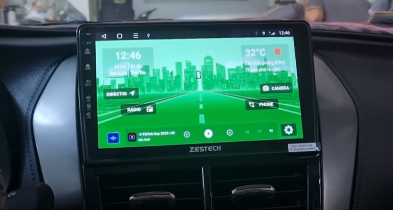 màn hình tốt cho xe vios