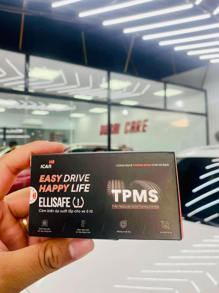 cảm biến áp suất lốp VF5 cách lắp đặt