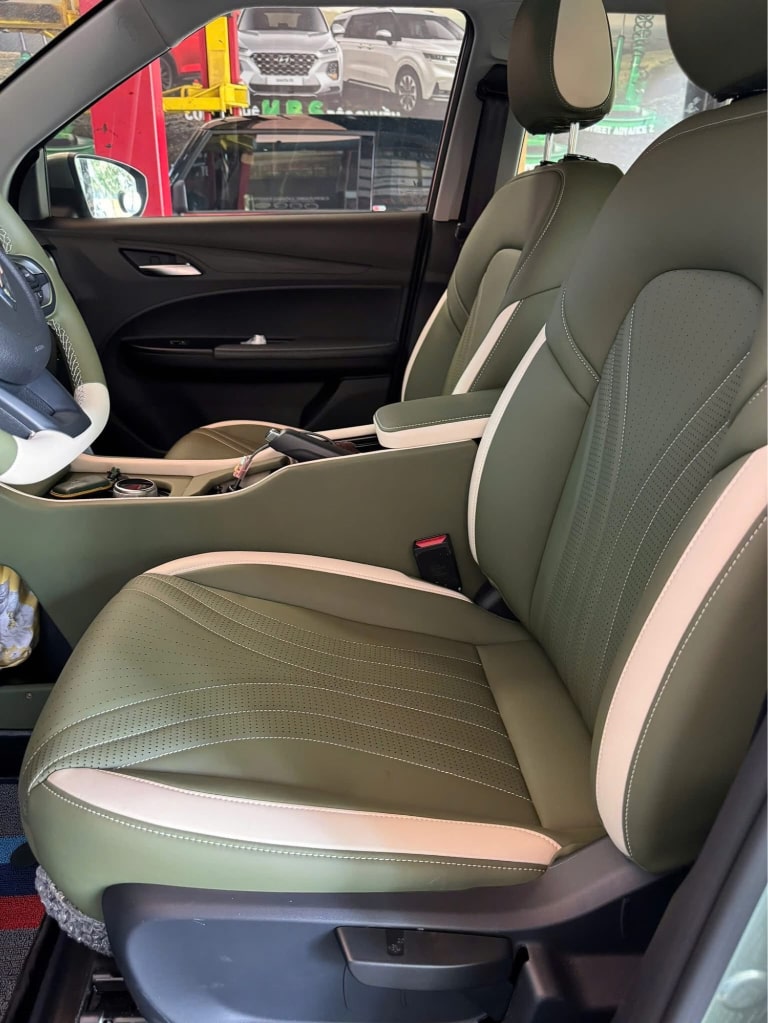 các chất liệu cho ghế xe vf5