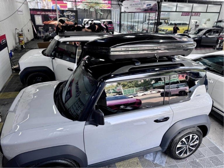 vf3 gắn giá nóc có bị phạt không