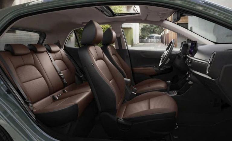 Bọc ghế Vinfast Limo Green loại da PU màu nâu đen