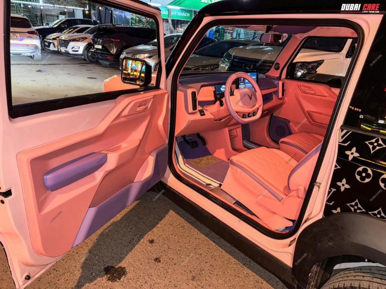 Bọc ghế da cho xe điện VinFast Limo Green
