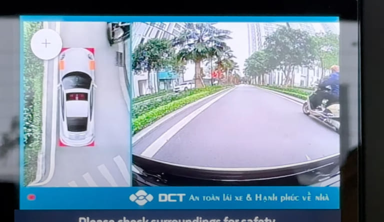 camera 360 limo green tích hợp cảnh báo va chạm