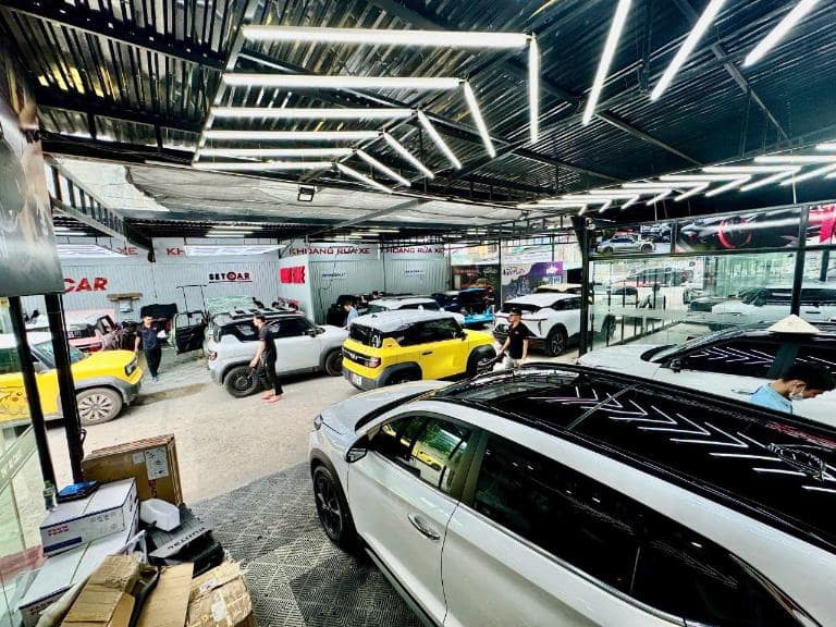 Độ cốp điện VinFast Limo Green chuyên nghiệp