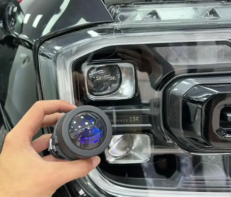 Độ đèn pha led Limo Green