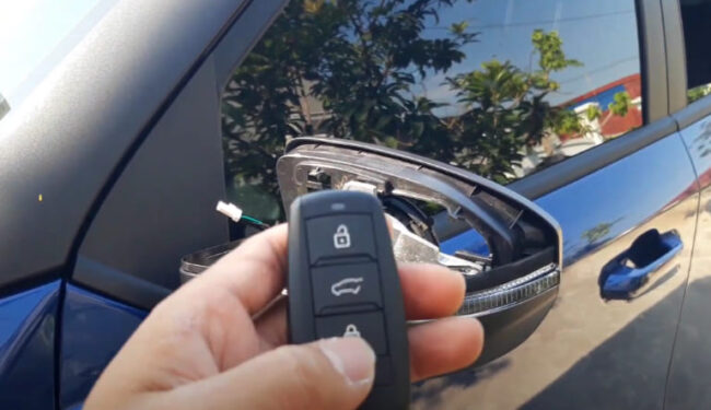 độ gương limo green hỗ trợ an toàn lái xe