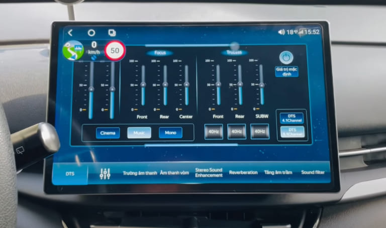 màn android 13 inch limo green kết nối apple carplay