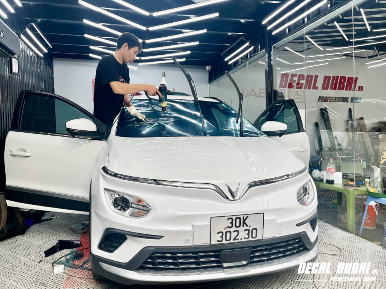 dán decal vinfast limo green thẩm mỹ cao
