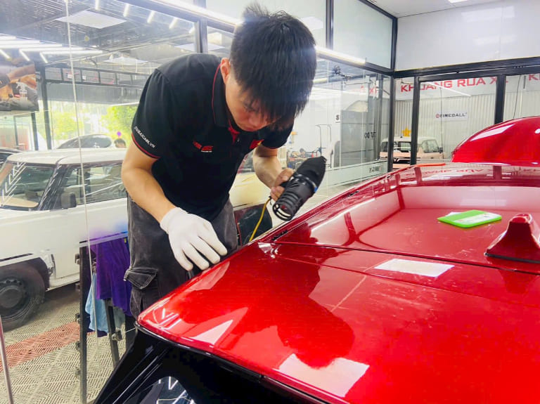 dán ppf vinfast limo green bảo vệ sơn xe